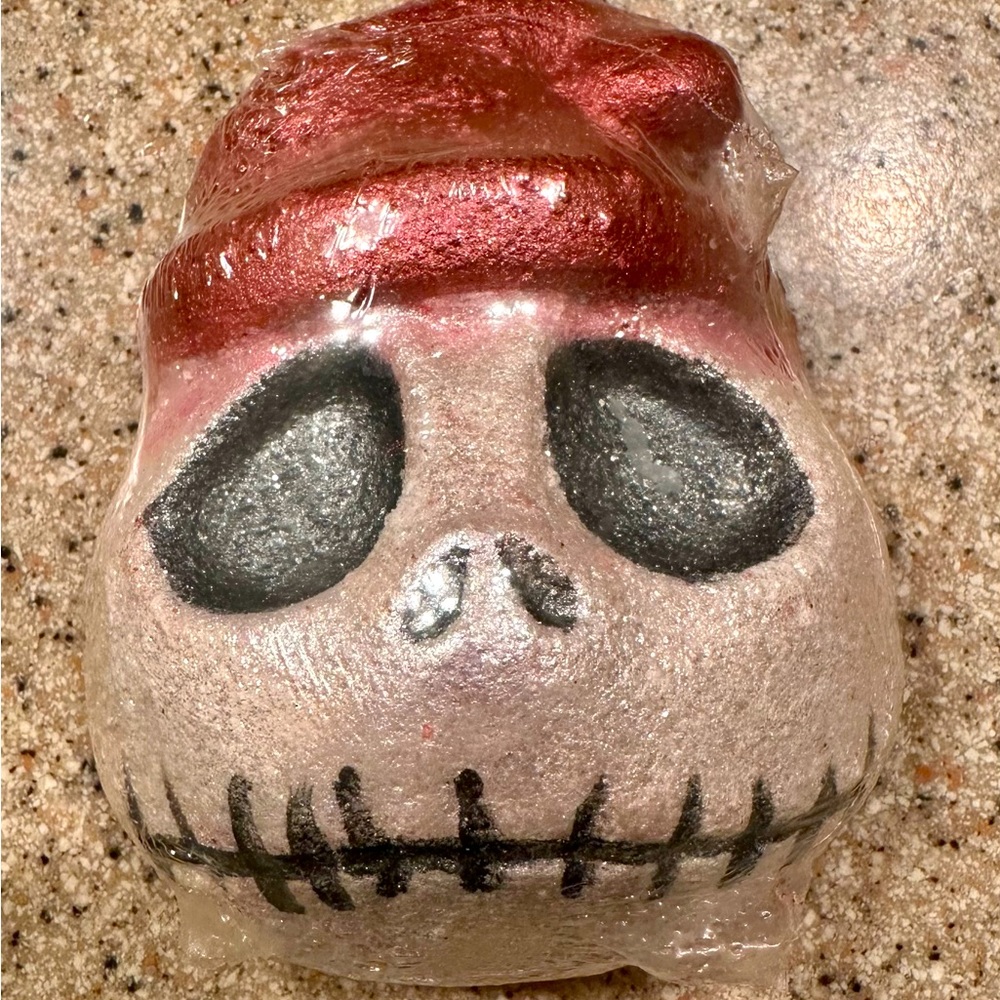 All Natural Made Jack Skellington Bath Bomb